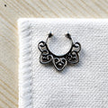 Piercing septum tribal