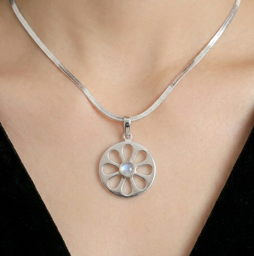 Collar mandala loto lunar