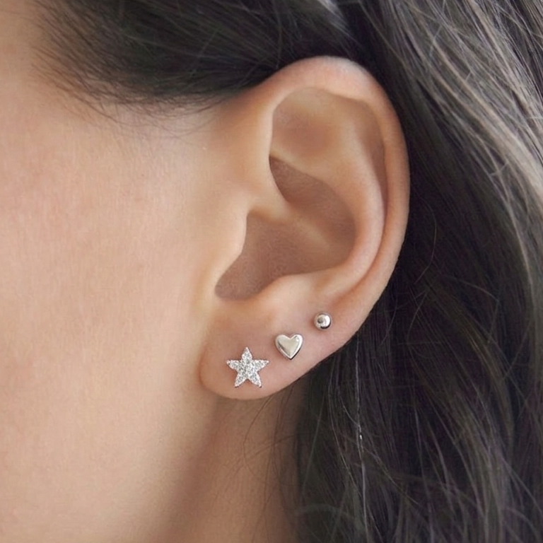 Conjunto de aros coquette