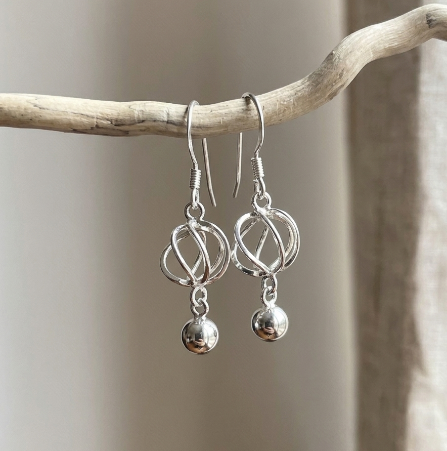 Aros colgantes elegantes