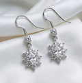 Aros flor de circones