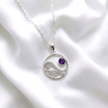 Collar oceano con amatista