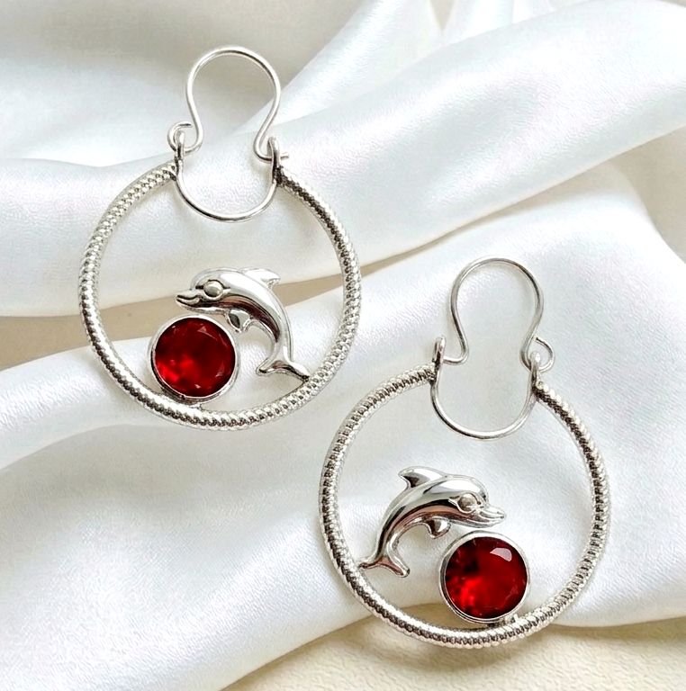 Aros argollas de delfín