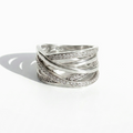 Anillo Trensado Con Circones - N°12