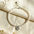 Pulsera de perlas amor