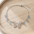 Pulsera de mariposa con cristales swarovski