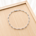 Pulsera rolo facetado fina