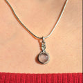 Collar celta con cuarzo rosa