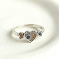 Anillo Corazón para niña - N°6 y 7