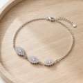 Pulsera flores de circones